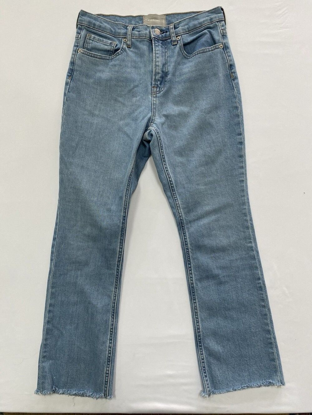Everlane Straight Jeans Womens 28 The Original Cheeky Jean High Rise Organic